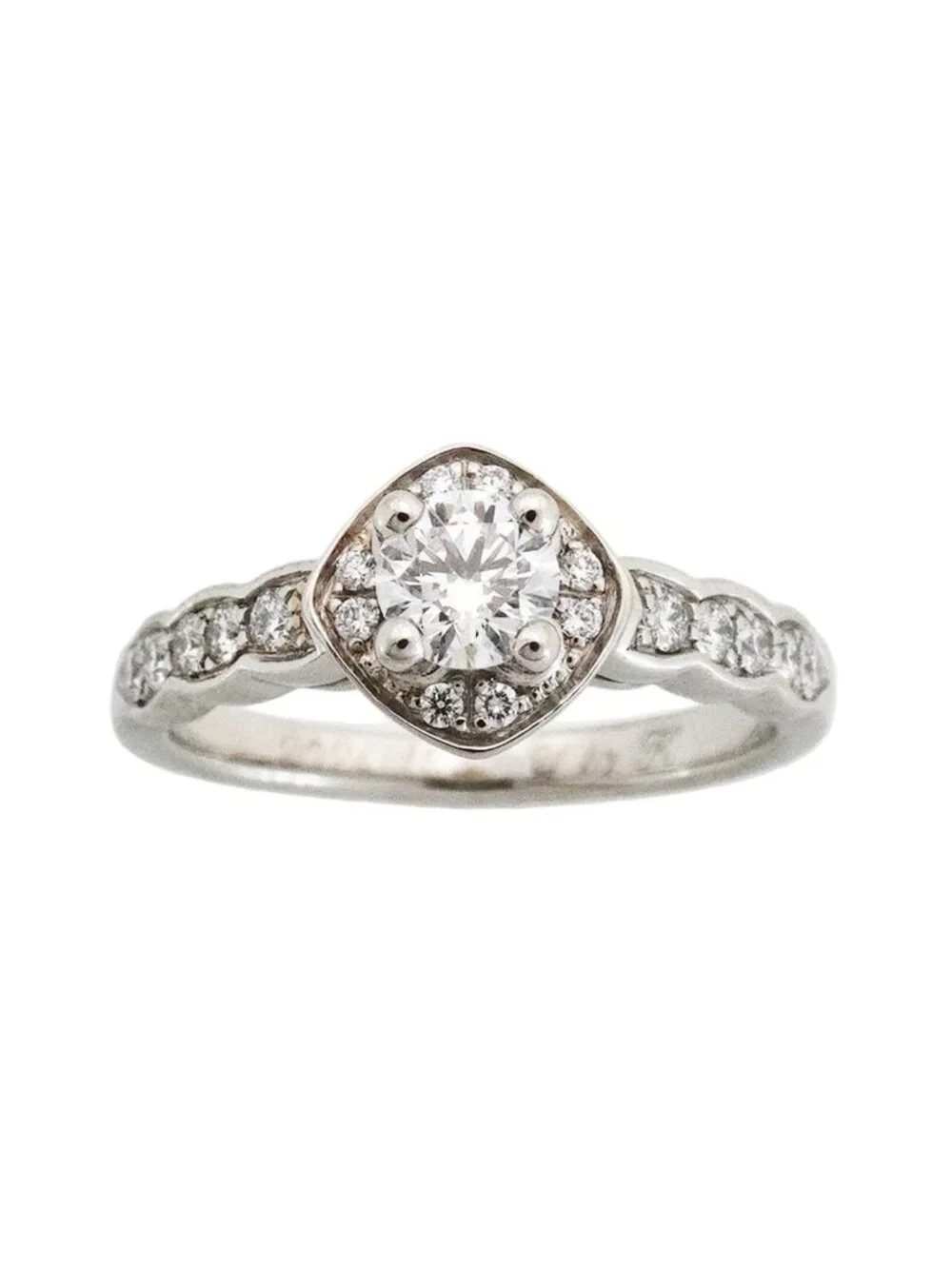 Chanel Ring Coco Crush Engagement Platinum Diamond